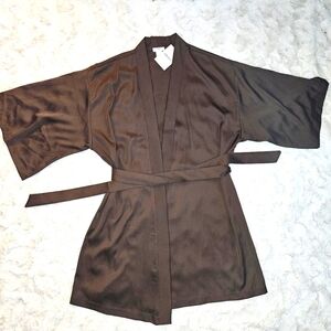 Silky Brown Robe